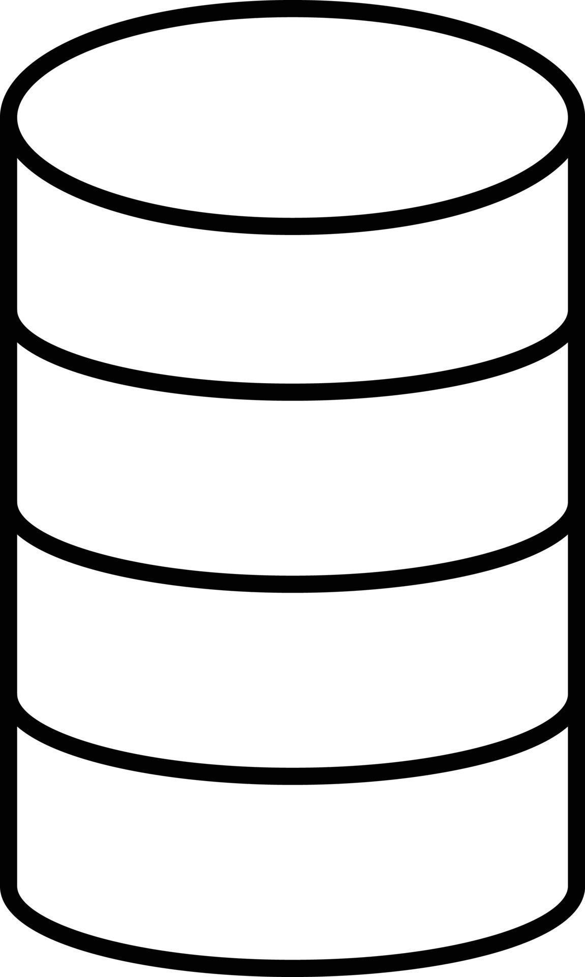 Database Icon Style 5101797 Vector Art at Vecteezy