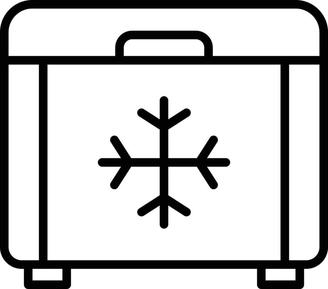 Freezer Icon Style vector