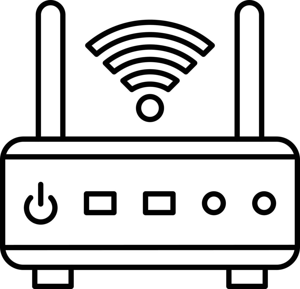 Modem Icon Style vector