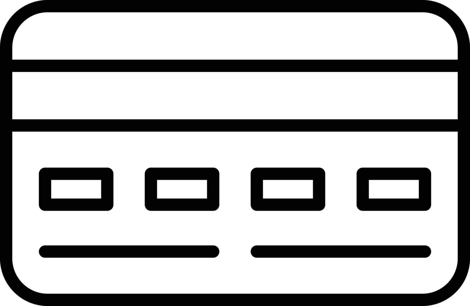 Credit Card Icon Style vector