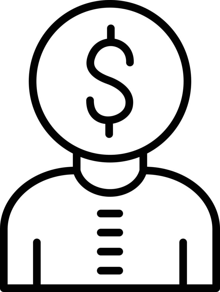 Financial Advisor Icon Style vector