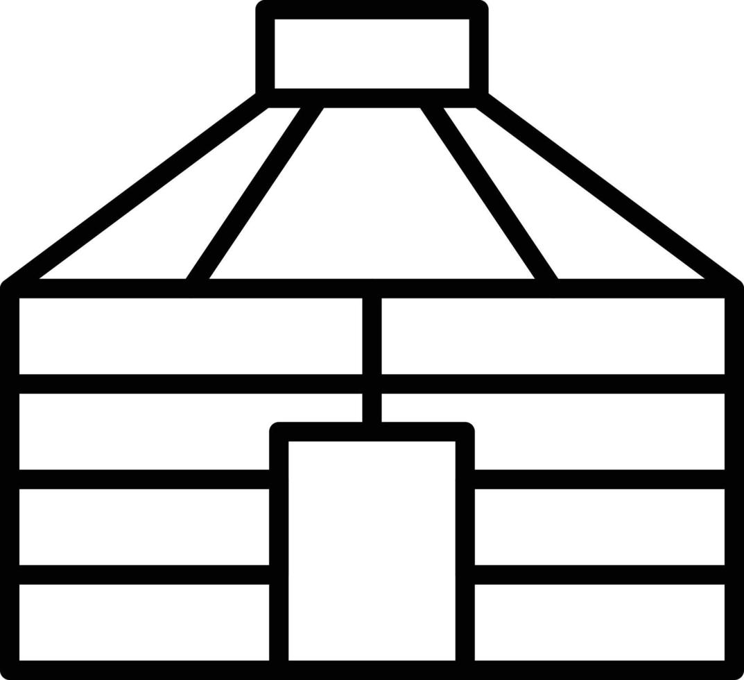 Yurt Icon Style vector