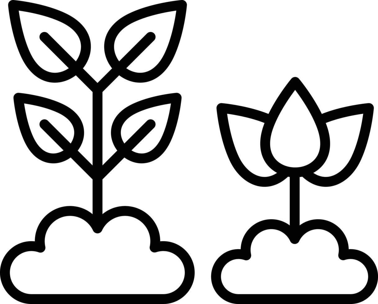 Planting Icon Style vector