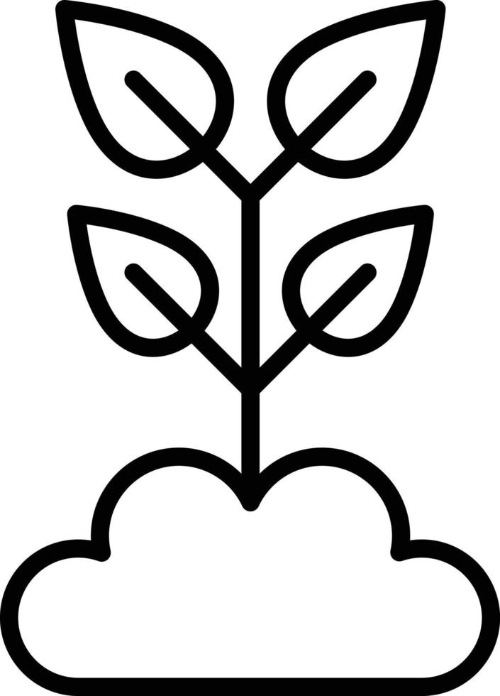 Sprout Icon Style vector