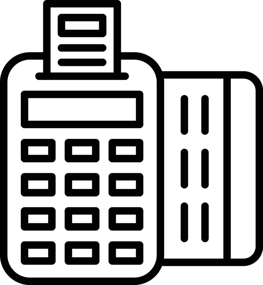 Card Machine Icon Style vector