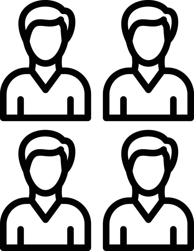 Audience Insight Icon Style vector