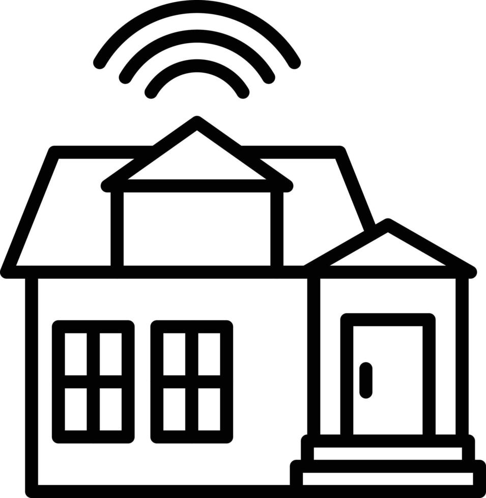 Smart House Icon Style vector