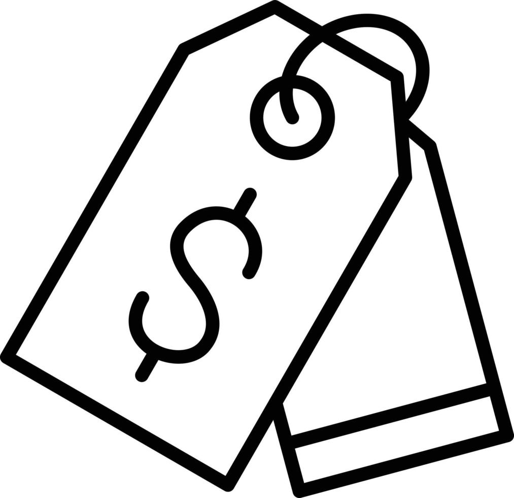Price Tag Icon Style vector
