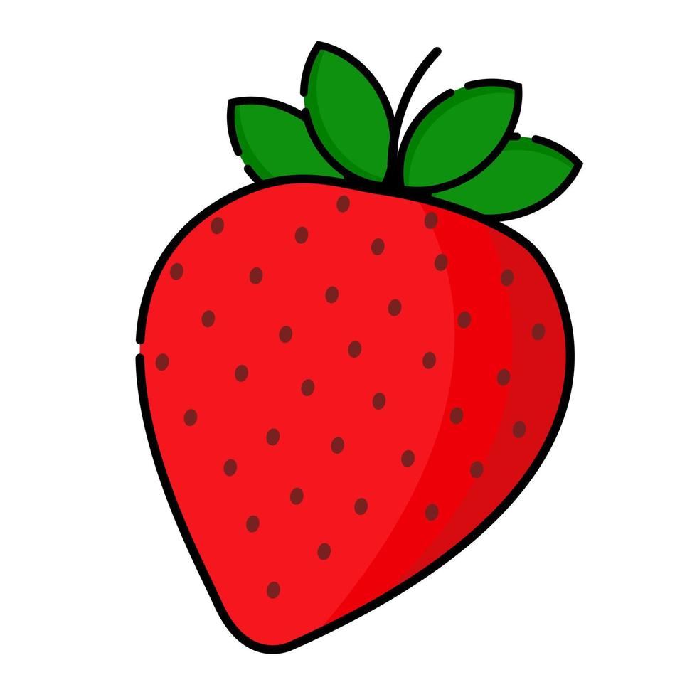 Stawberry vector, free to download. vector