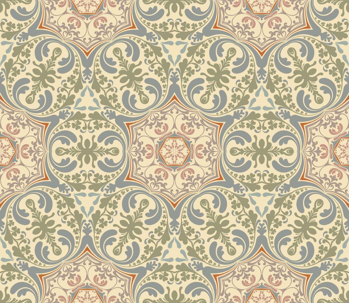 Retro Floral Patterns 03 vector