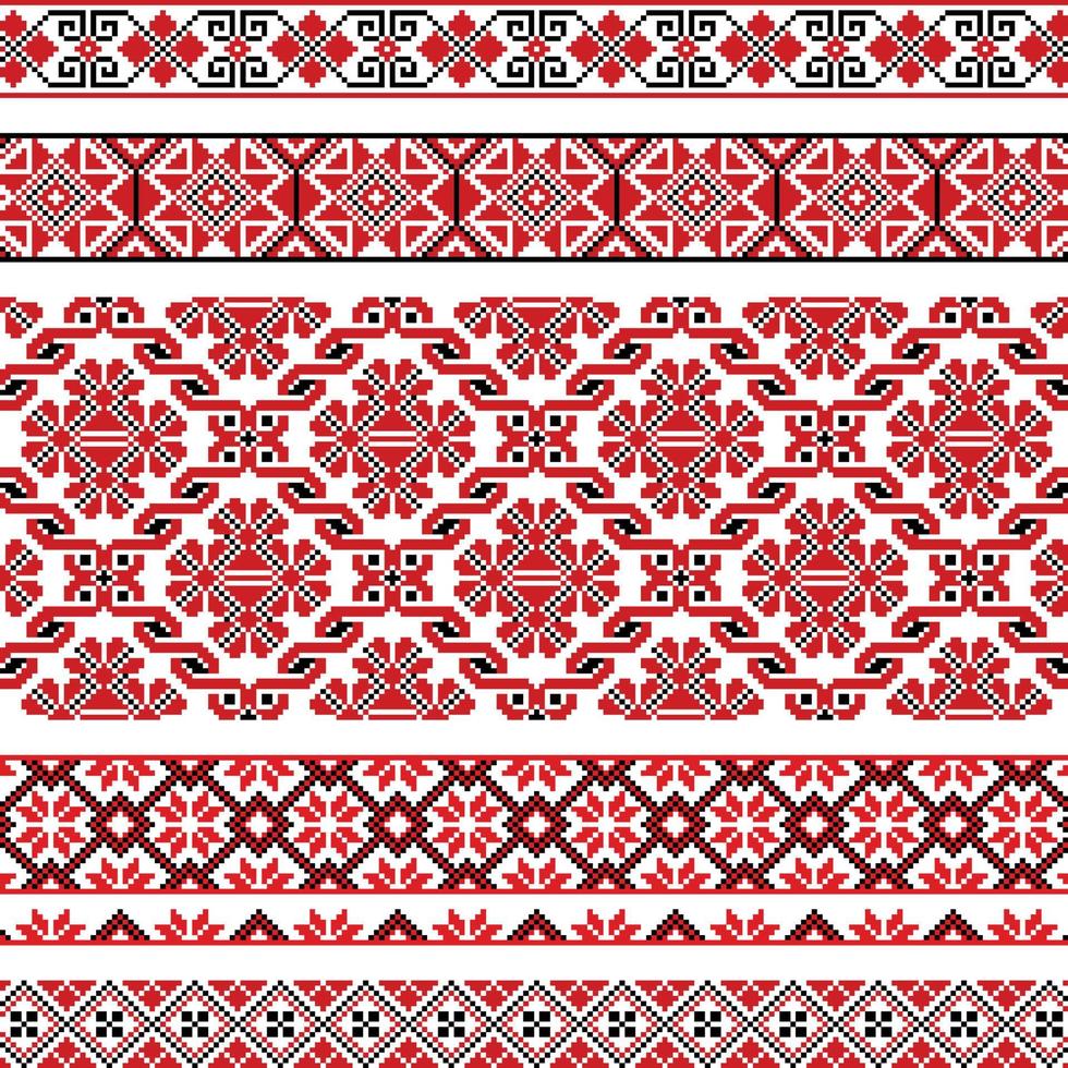 Ethnic Fabric Carpet Ornaments 02 vector