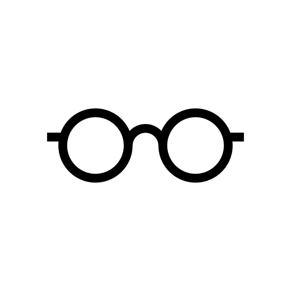 Glasses Vector Outline Icon Set