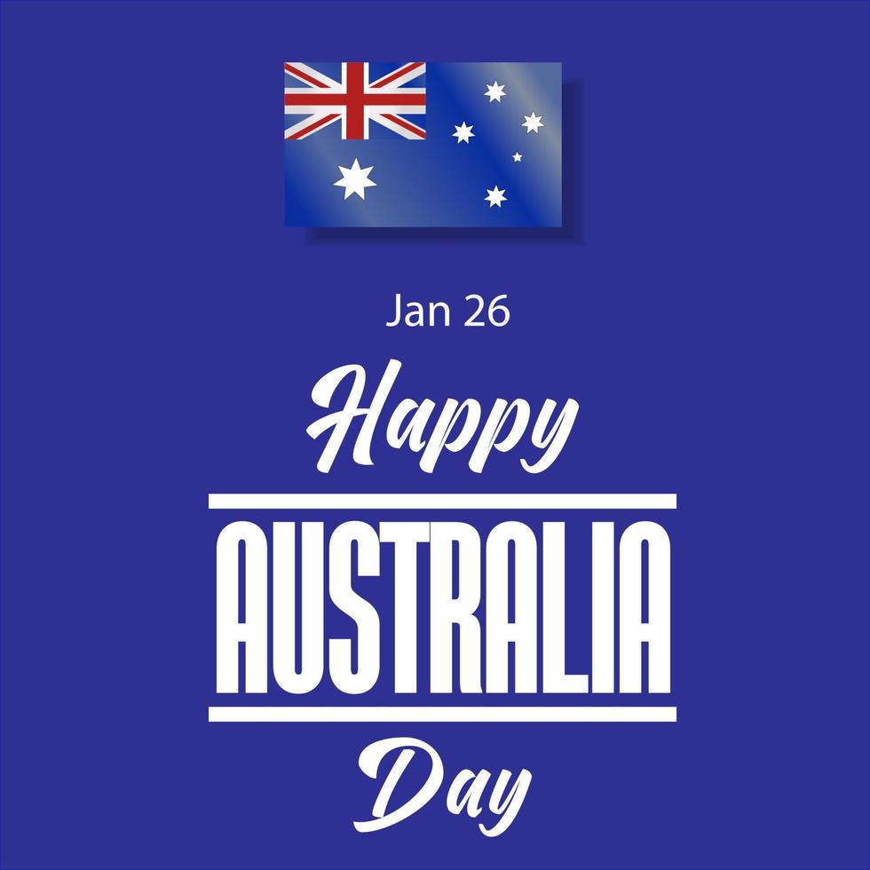 Australia Day Sign vector