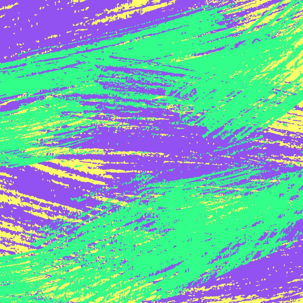 Brush stroke abstract vector background. Bright colorful grunge hand drawn pattern. Textured acrylic painting backdrop. Easy to edit colorful template for your design projects.