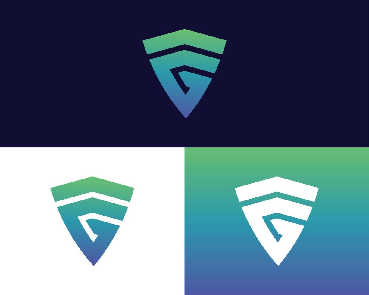 Letter F G logo design. creative minimal monochrome monogram symbol. Universal elegant vector emblem. Premium business logotype. Graphic alphabet symbol for corporate identity