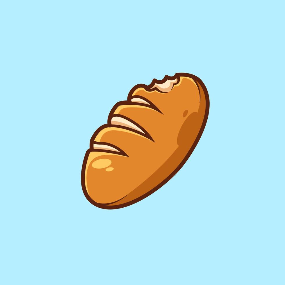 Bread illustration. Suitable for decoration, sticker, icon and others. vector