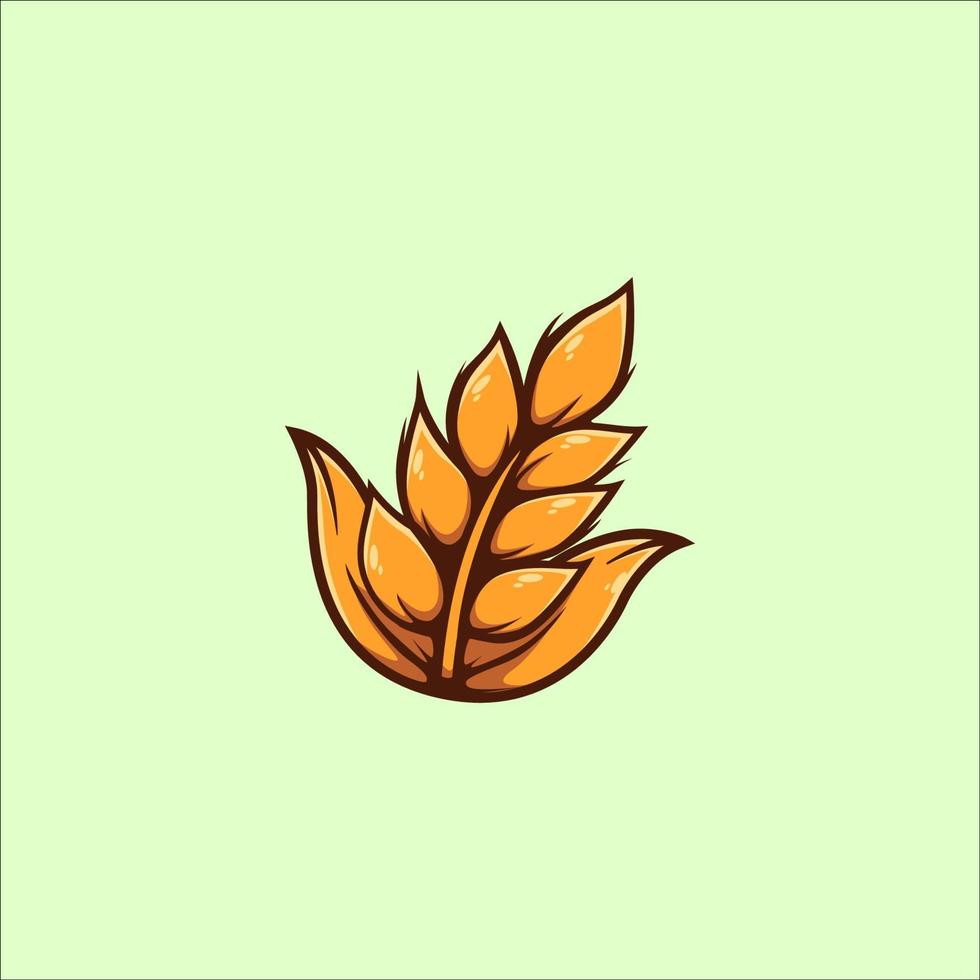 Wheat illustration.  Suitable for decoration, sticker, icon and others vector