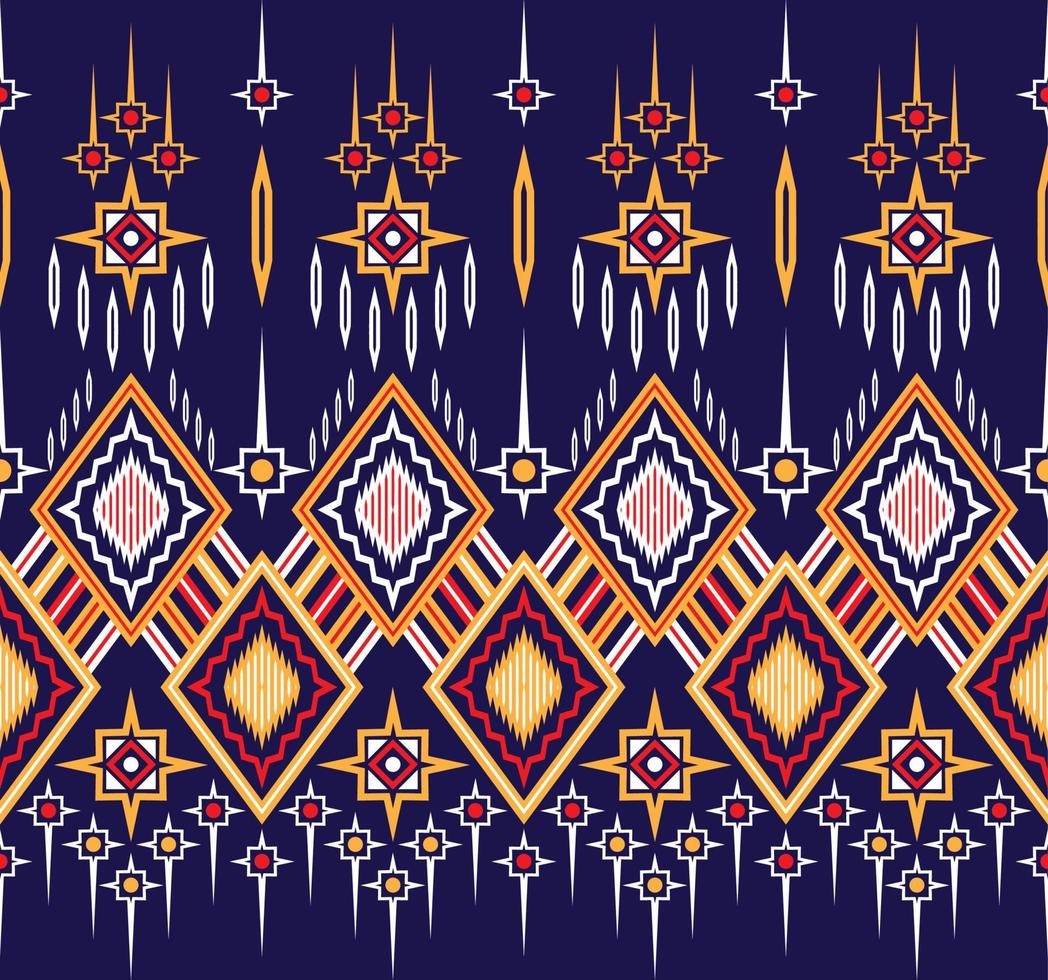 Pattern Ethnic fabric texture Geometric Vector Aztec oriental illustration retro ceramic tile