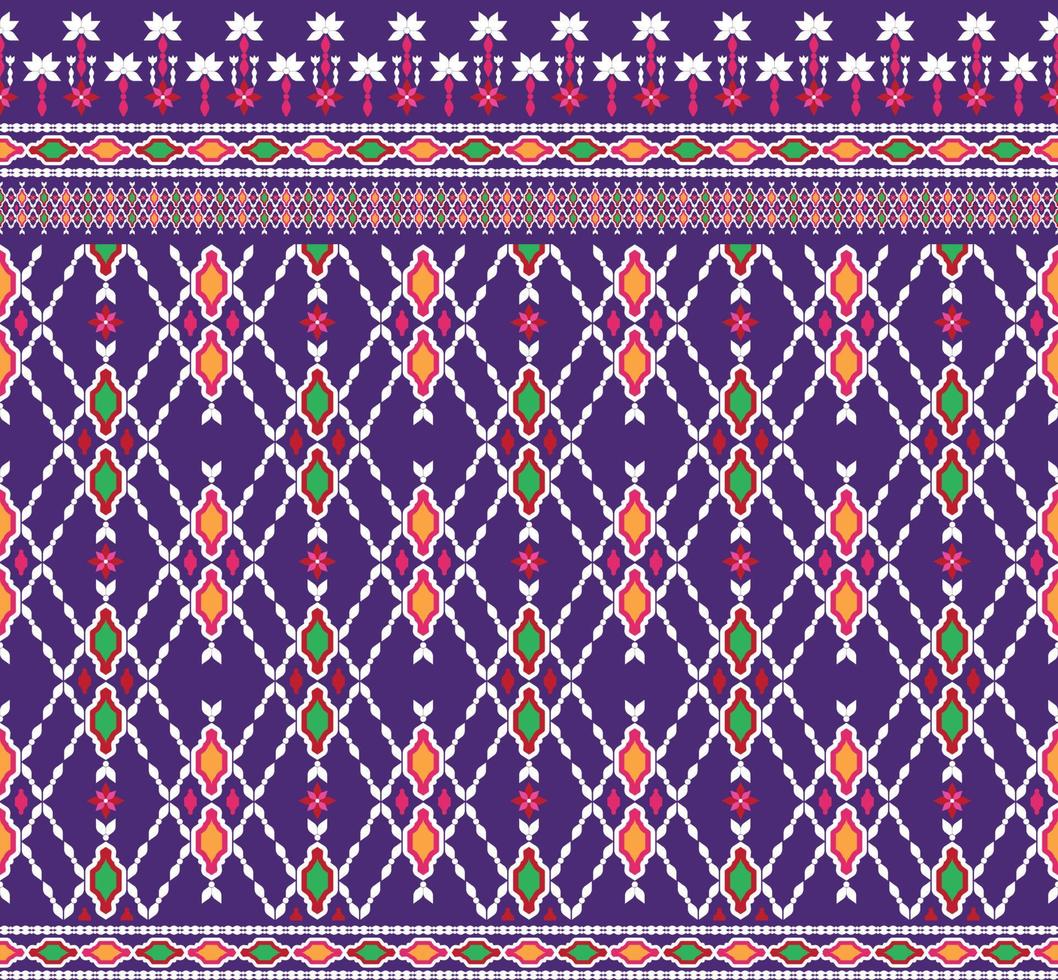 Pattern Ethnic fabric texture Geometric Vector Aztec oriental illustration retro ceramic tile
