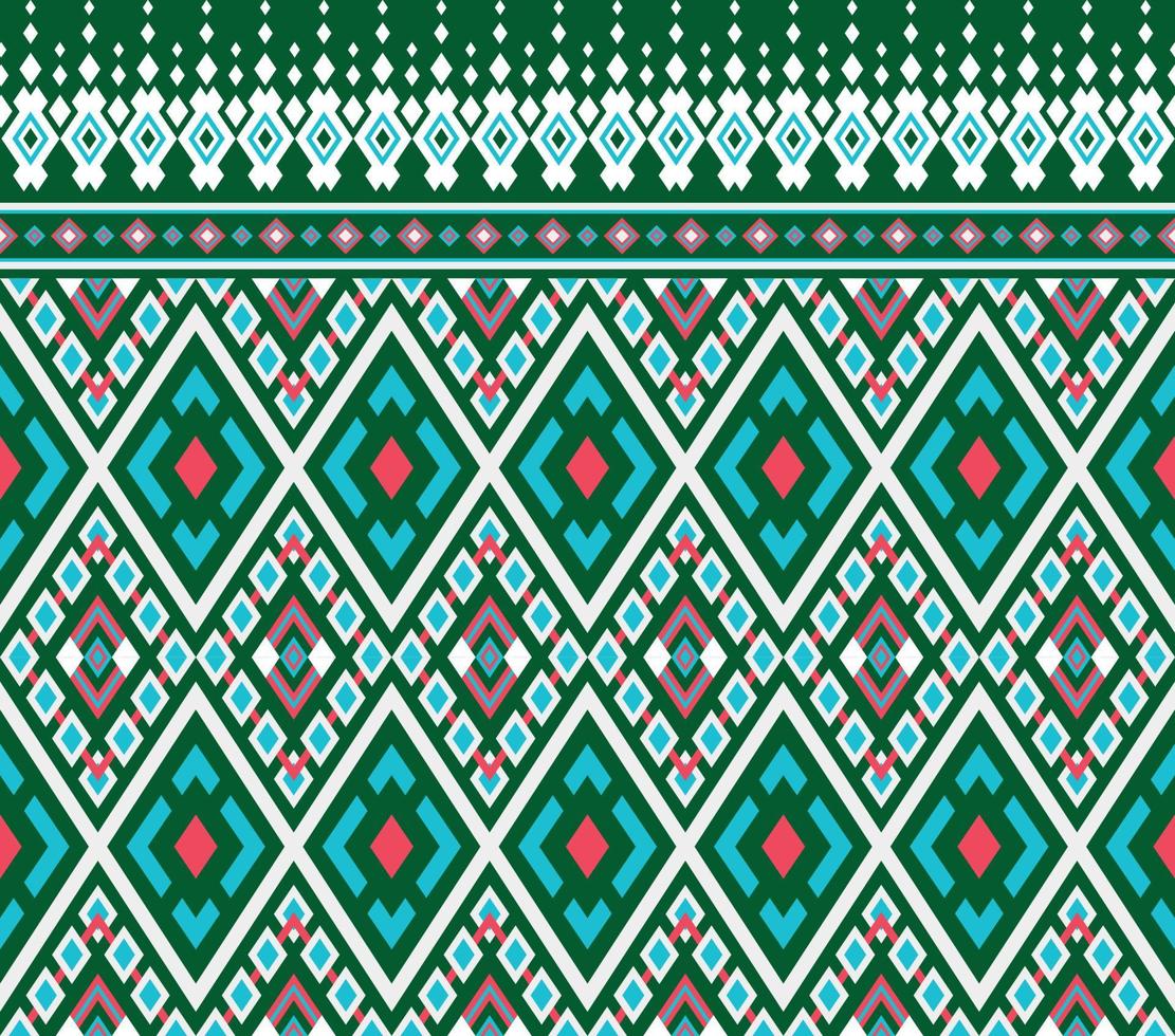 Pattern Ethnic fabric texture Geometric Vector Aztec oriental illustration retro ceramic tile