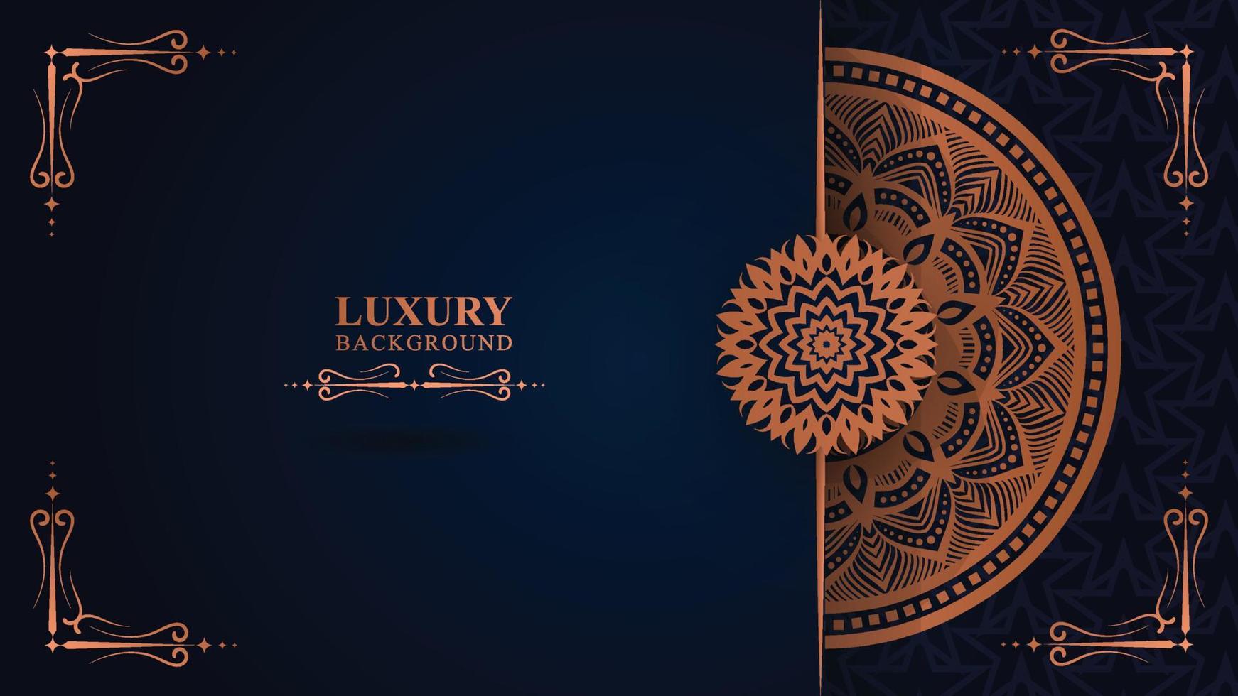 Luxury floral pattern texture and traditional Arabian mandala concept, use for Islamic Ramadan banner design, business card greeting card. vector