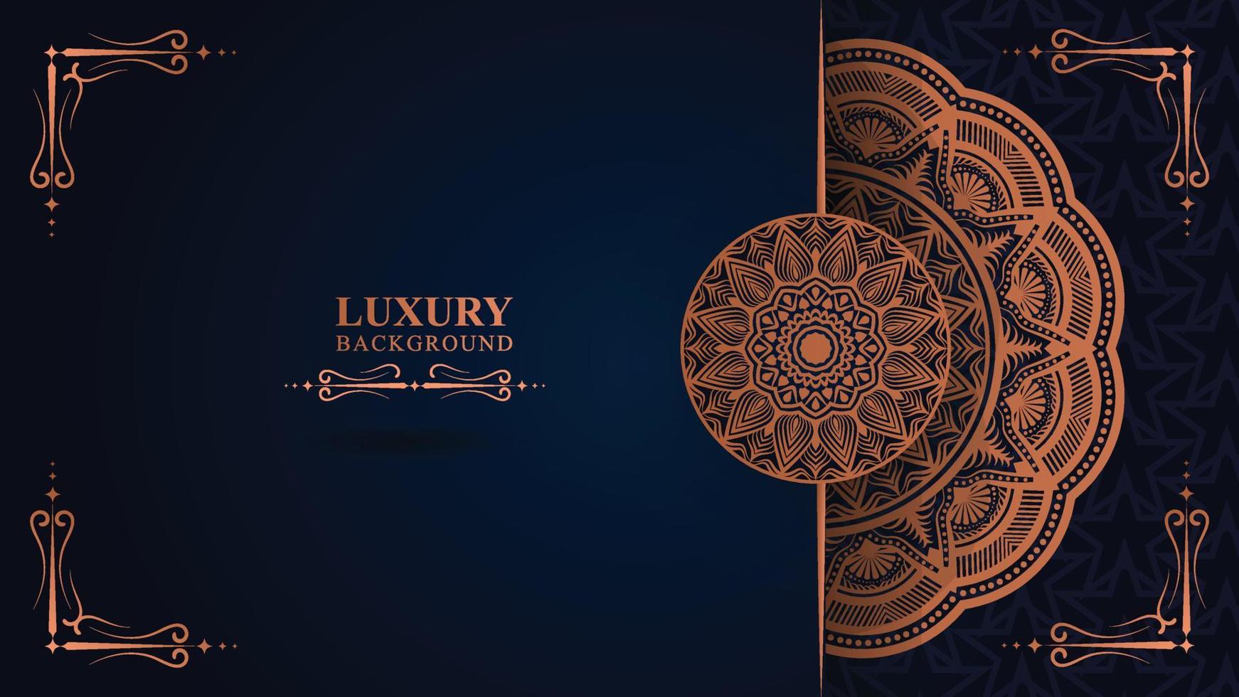 Luxury floral pattern texture and traditional Arabian mandala concept, use for Islamic Ramadan banner design, business card greeting card. vector