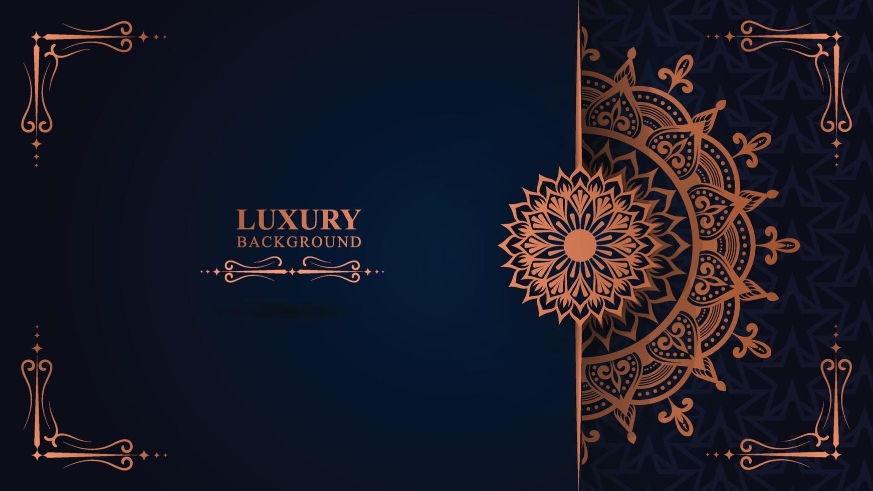 Luxury floral pattern texture and traditional Arabian mandala concept, use for Islamic Ramadan banner design, business card greeting card. vector