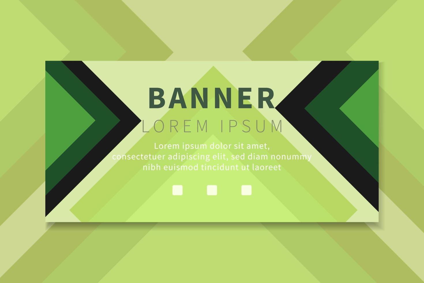 Modern style banner vector geometric abstract background