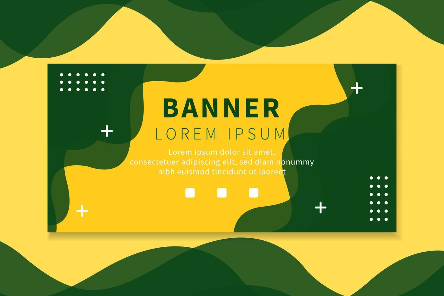 Modern style banner vector geometric abstract background