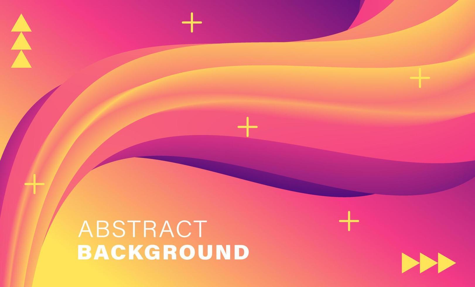 Colorful modern fluid abstract background vector