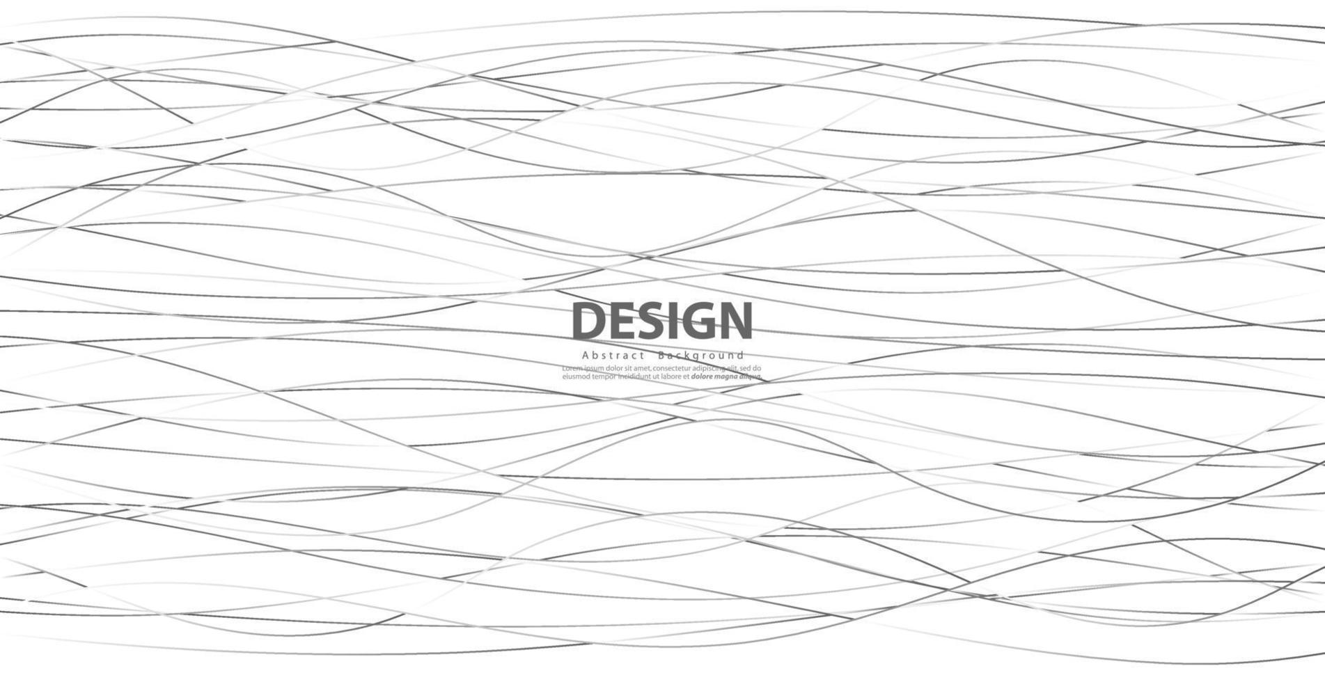 Hand drawn lines. Abstract pattern wave simple seamless, smooth pattern, web design, greeting card, textile, Technology background, Eps 10 vector illustration