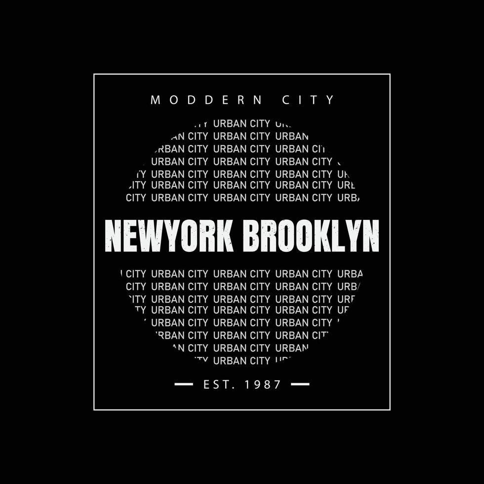 ilustración vectorial y tipografía de Nueva York, perfecta para camisetas, sudaderas con capucha, estampados, etc. vector