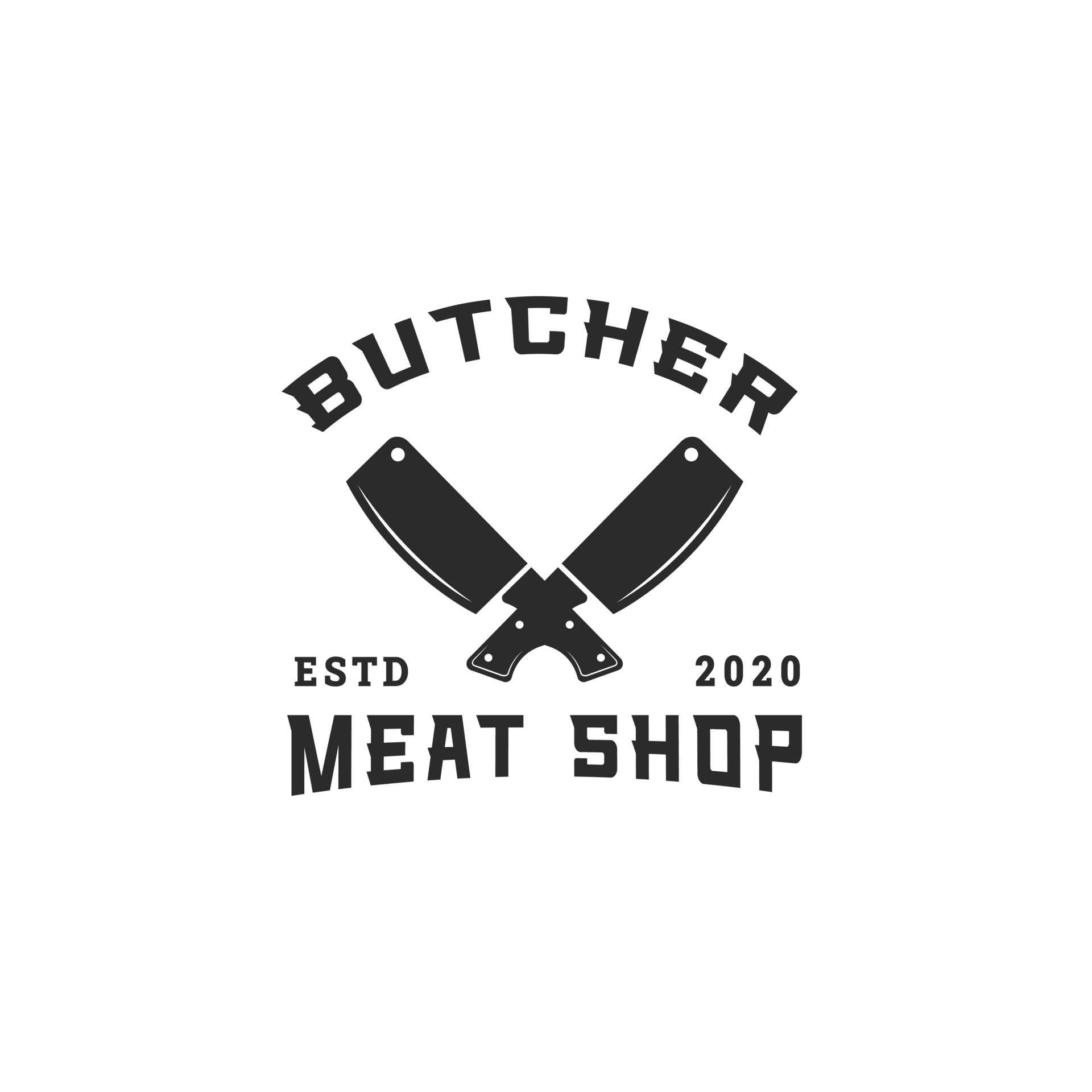 Butcher shop logo design template 5105802 Vector Art at Vecteezy