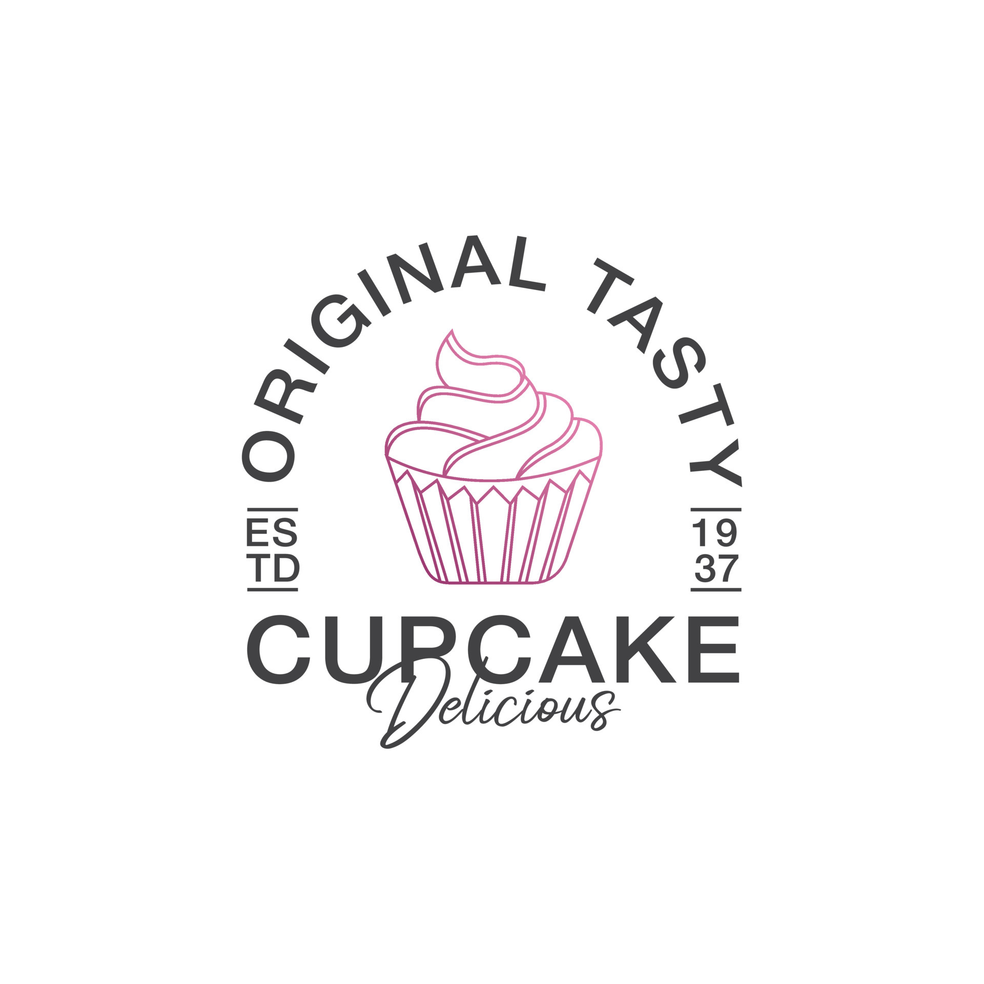Cupcake logo design template vector premium, bake shop, bakery logo ...