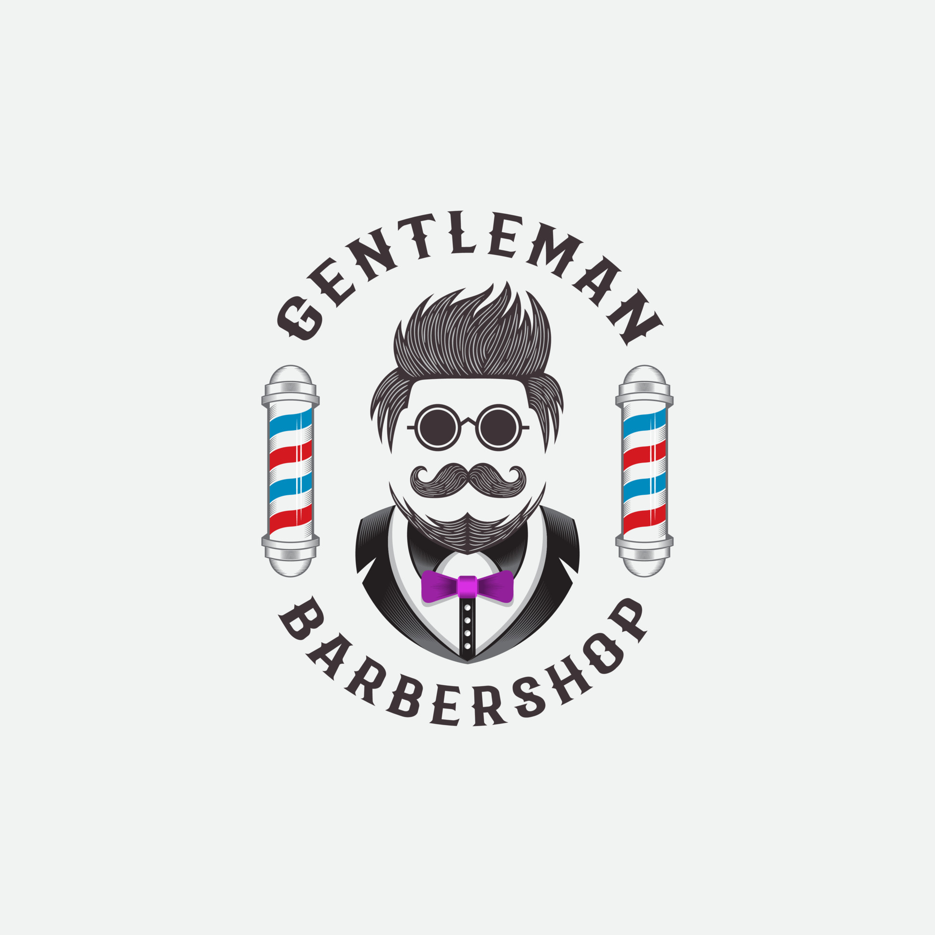 Retro barbershop illustration premium 5105926 Vector Art at Vecteezy