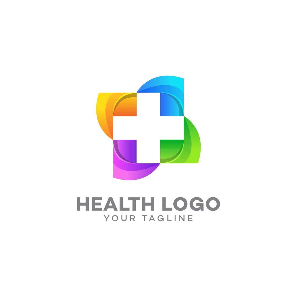 health logo design template vector