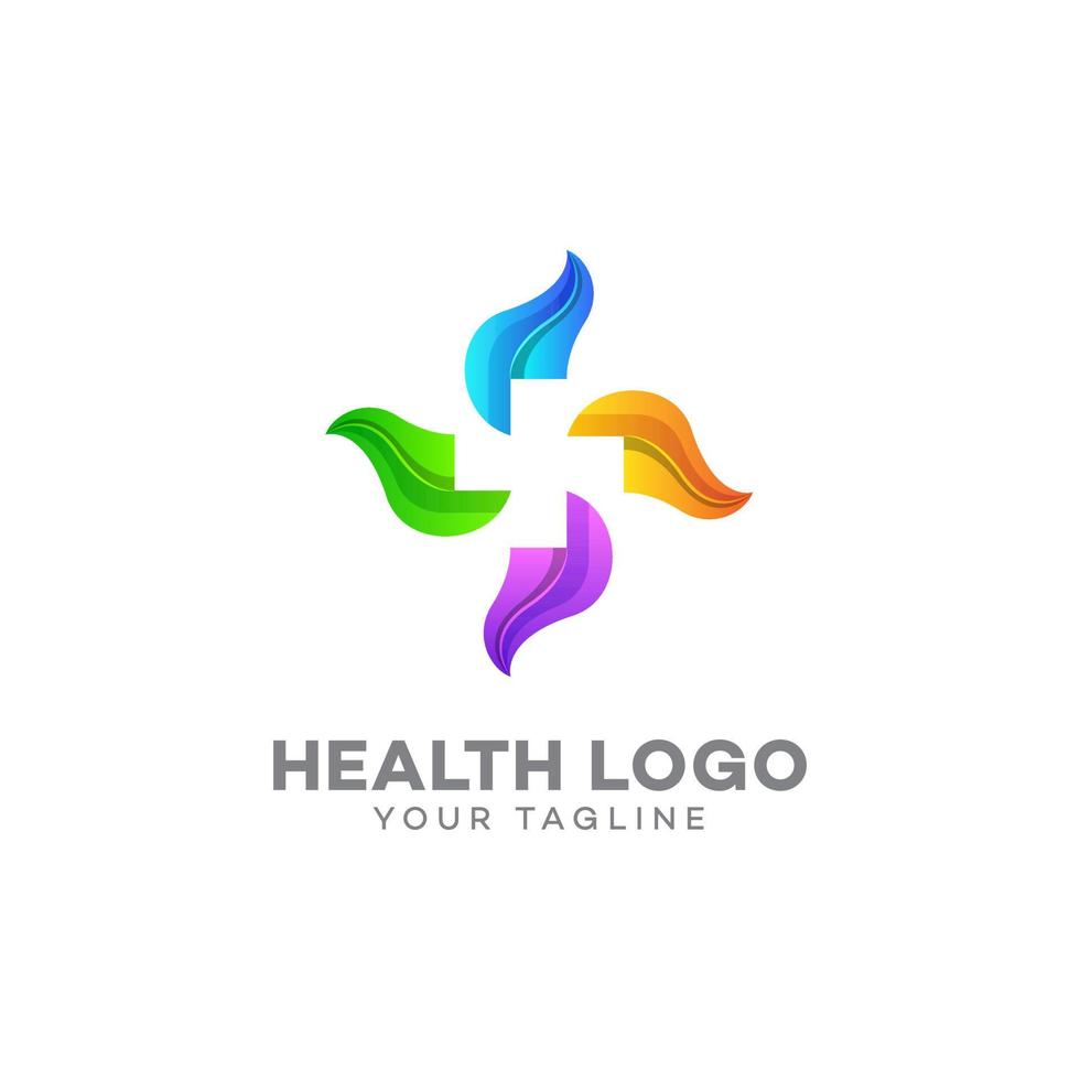 health logo design template vector