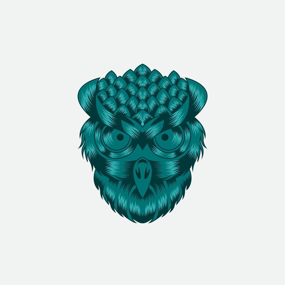 owl design illustration premium vector