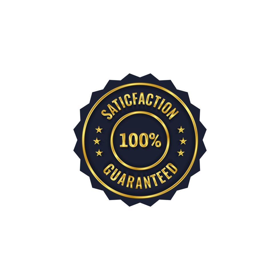 gold badge and premium label product template vector
