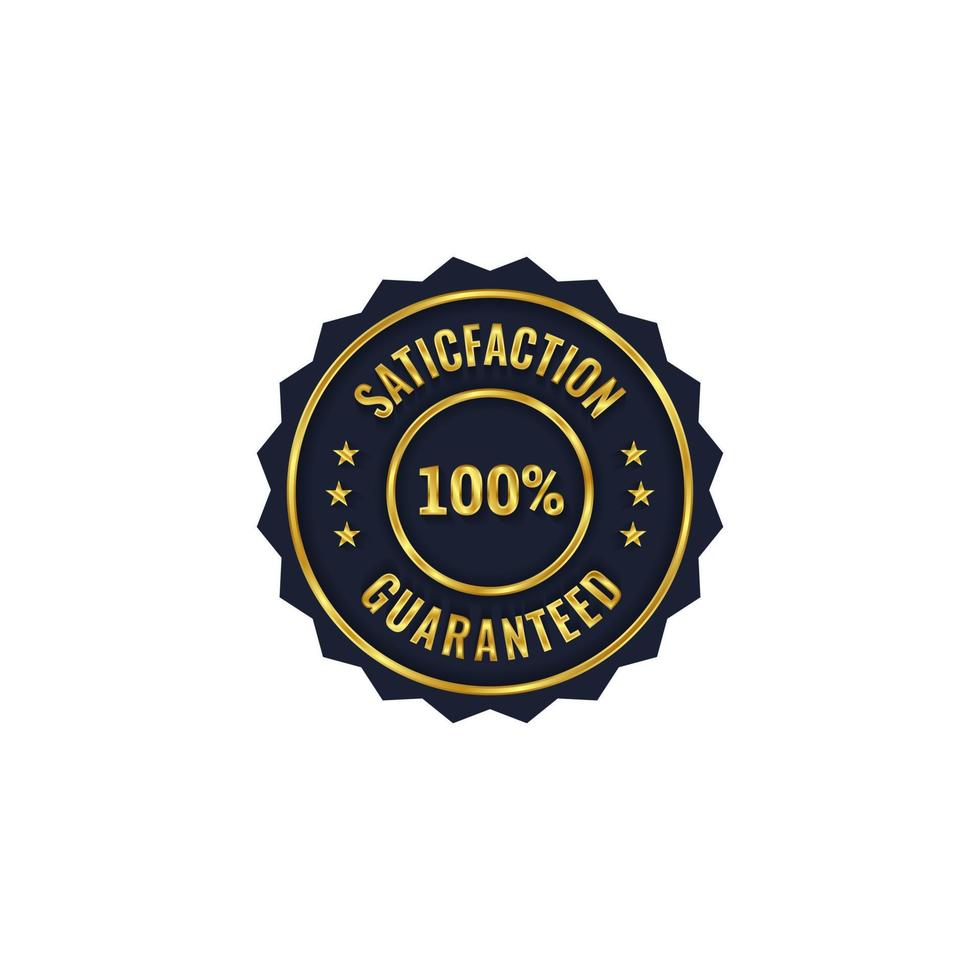gold badge and premium label product template vector