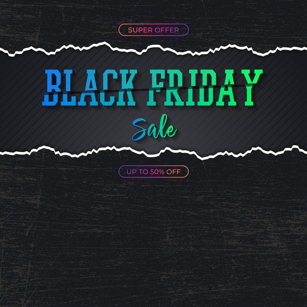 black friday sale concept design template vector