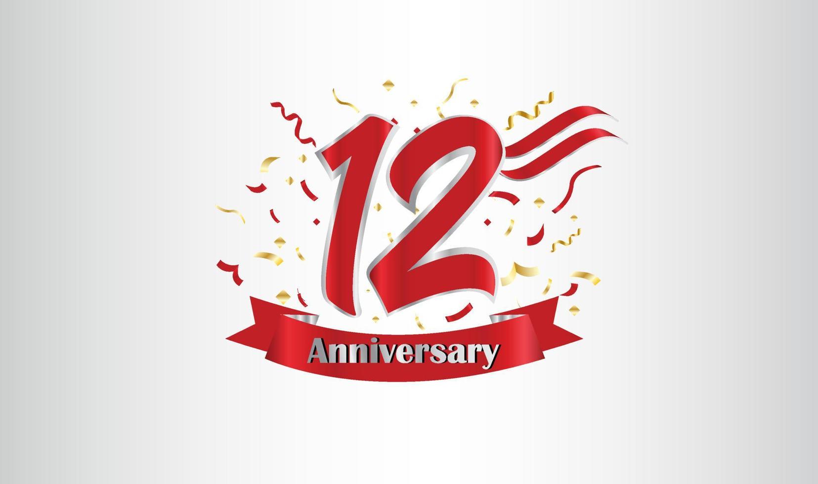 Premium Vector  Number 12 logo icon design, 12nd birthday logo number, 12nd  anniversary.