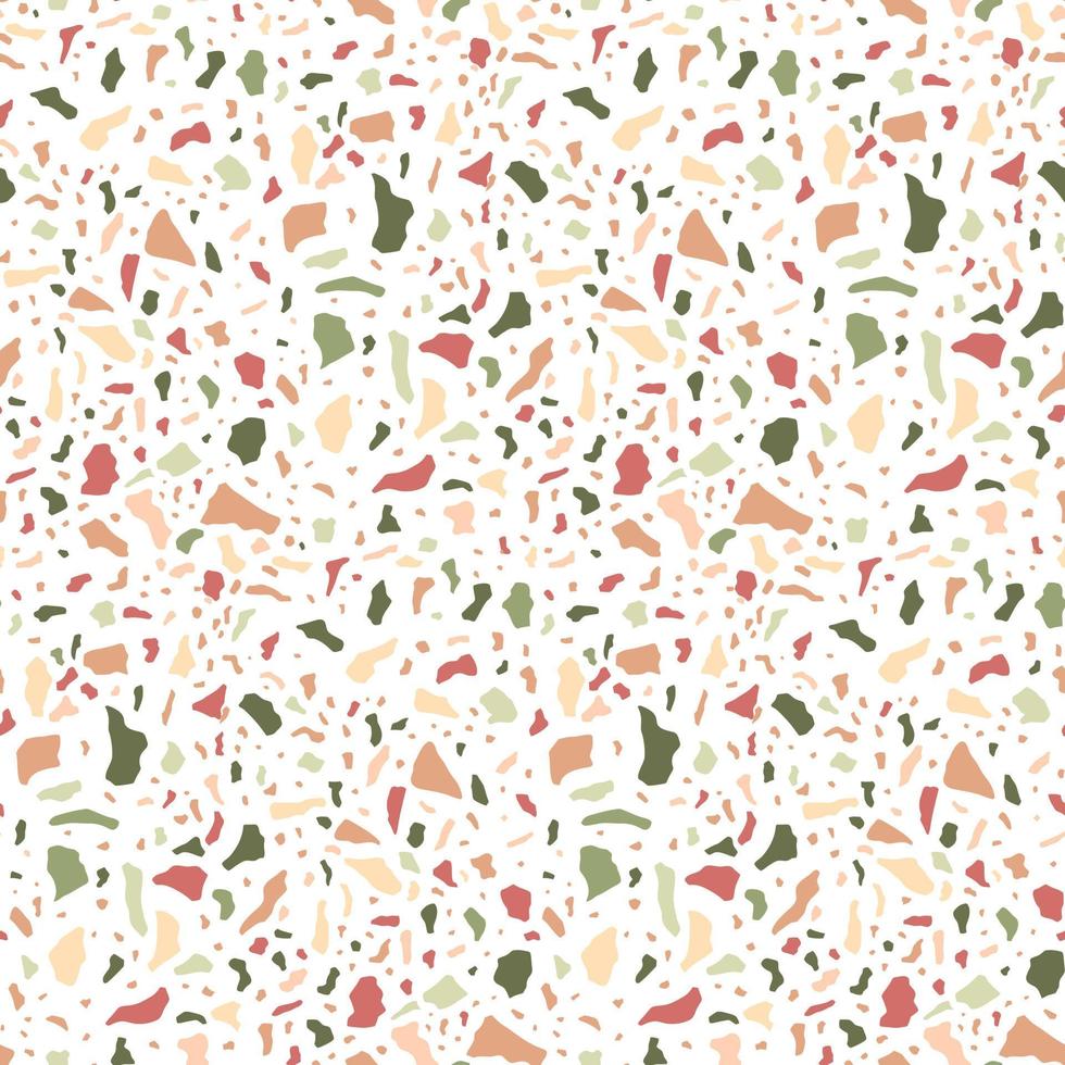 Stunning Modern Terrazzo Vector Seamless Pattern Design