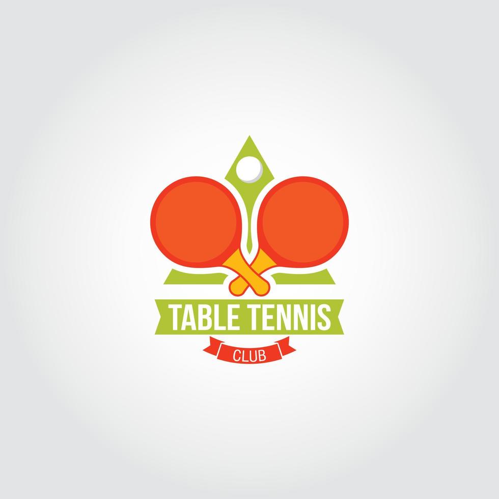 Table tennis Logo Design Vector