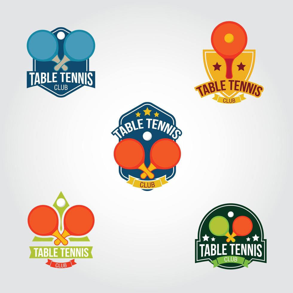 Table tennis Logo Design Vector