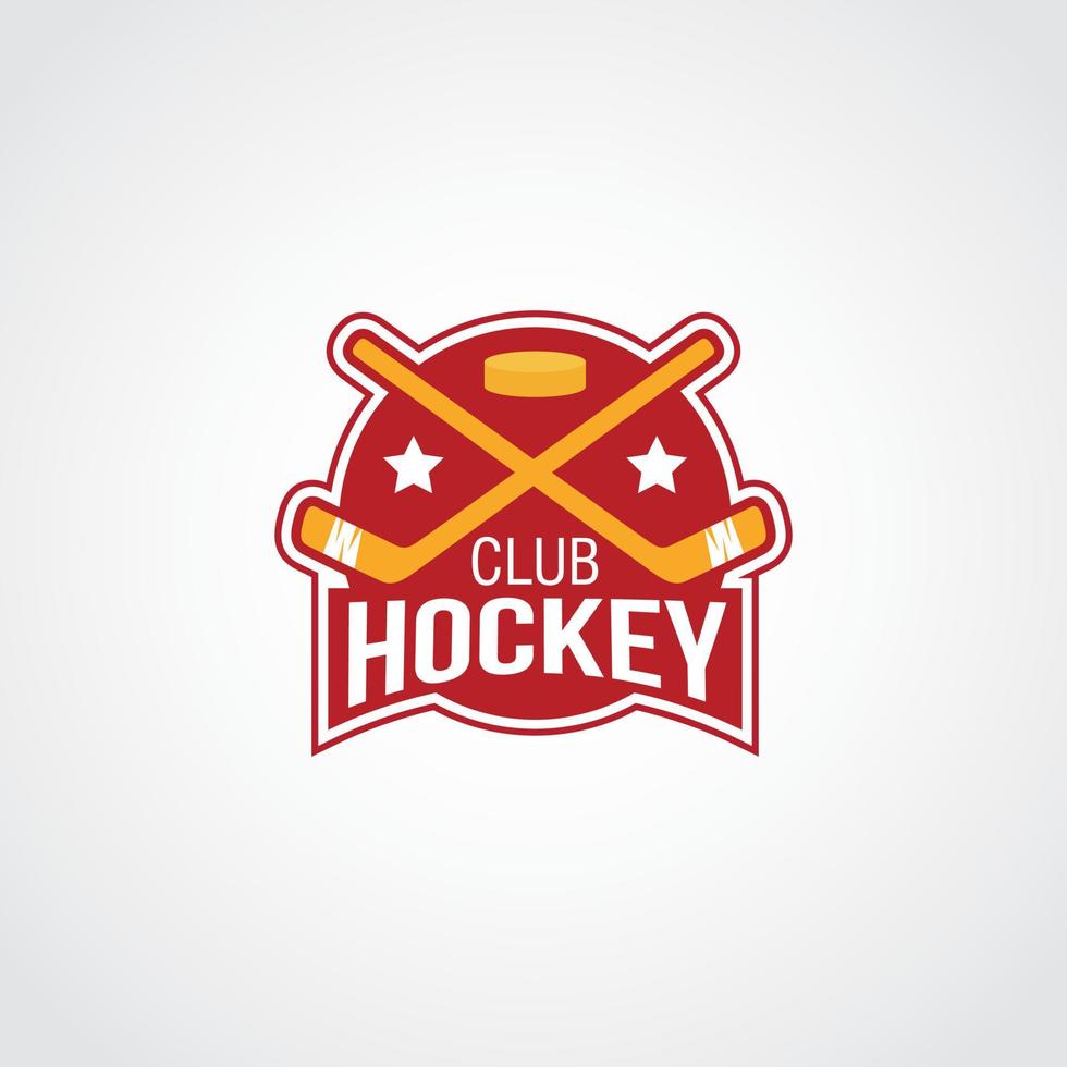 vector de diseño de logotipo de hockey