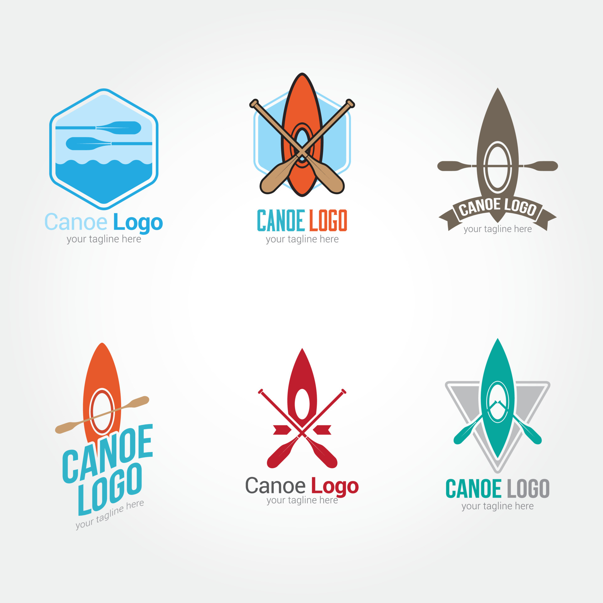 Canoe Logo Design Vector 5107317 Vector Art at Vecteezy