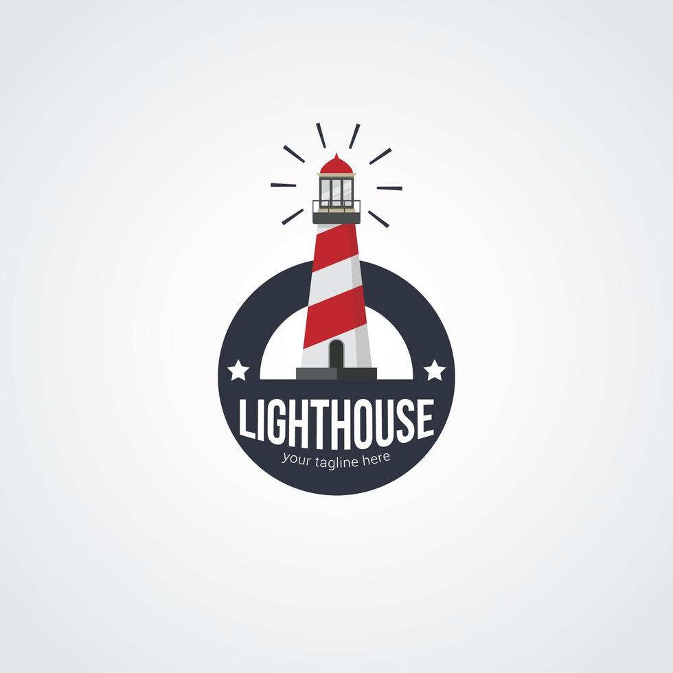 Lighthouse Logo Design Vector