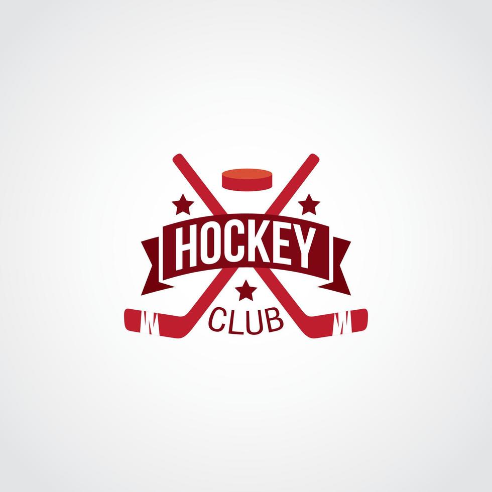 vector de diseño de logotipo de hockey