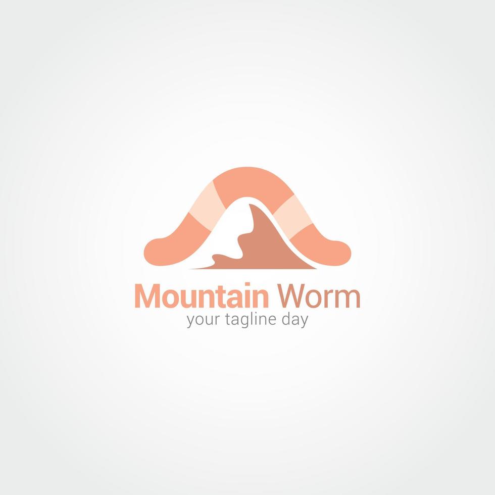Worm Logo Design Vector